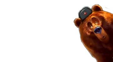 Изображение медведя в русской шапке, символизирующего приветственный бонус в Вай казино.