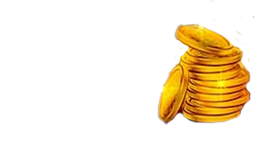 Изображение стопки золотых монет, представляющее бонус кэшбэка в Онлайн-казино Вай.